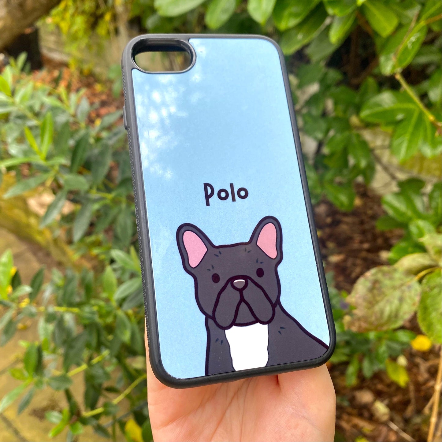 French Bulldog Cartoon Dog Breed Phone Case Personalised Pet Portrait Illustration iPhone Samsung Cover