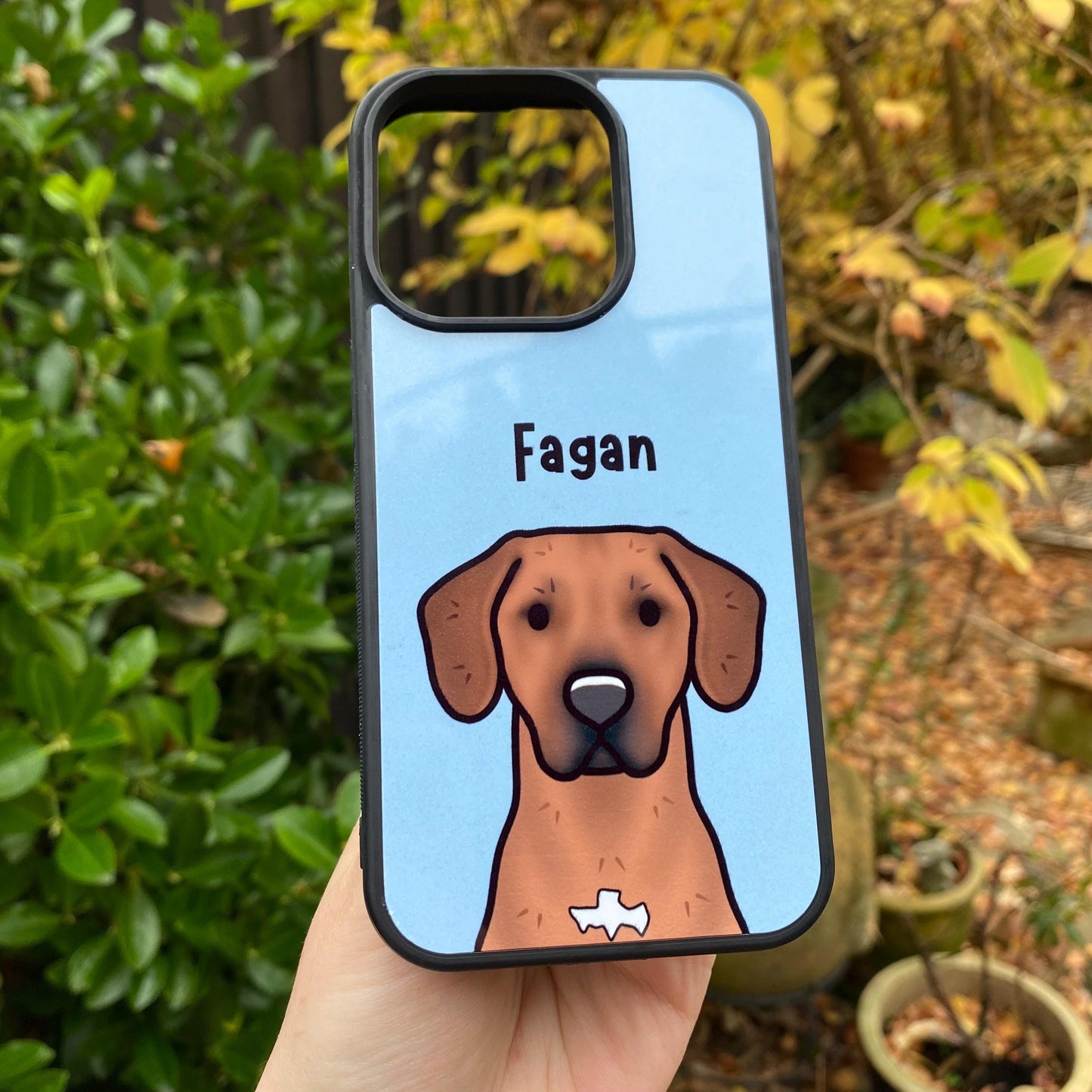 Custom Pet Phone Case Cute Cartoon Drawing Personalised Dog Portrait Illustration Colourful iPhone Samsung Cover