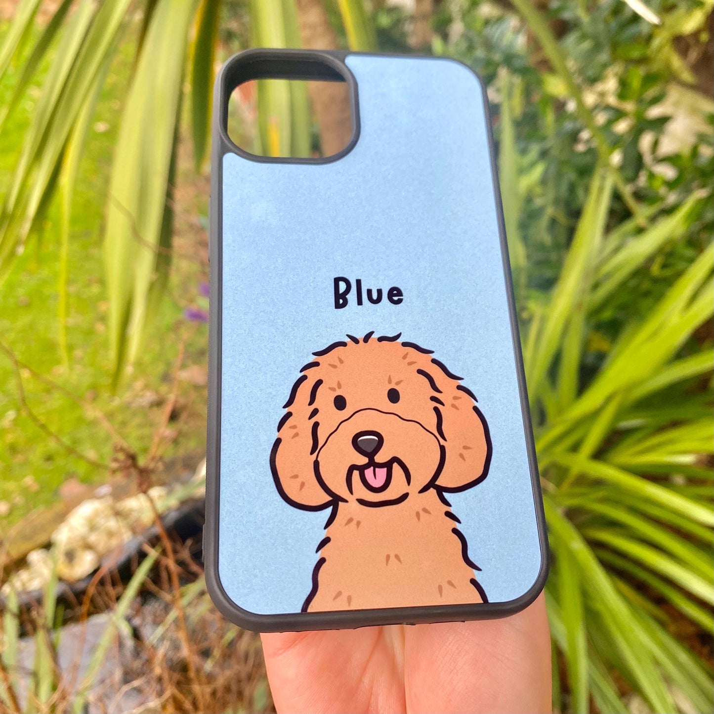 Cockapoo Cartoon Dog Breed Phone Case Personalised Pet Portrait Illustration iPhone Samsung Cover