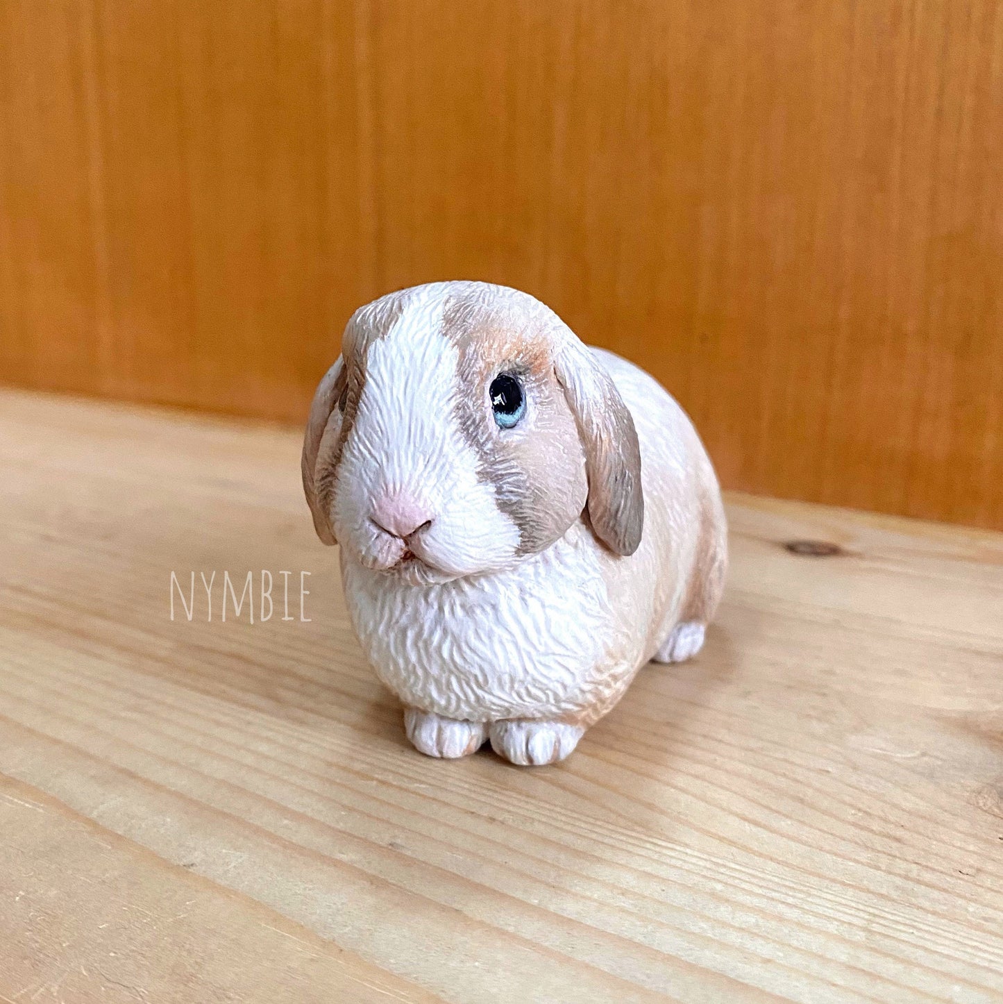 Rabbit Sculpture cute pet memorial portrait art personalised custom polymer clay sculptures