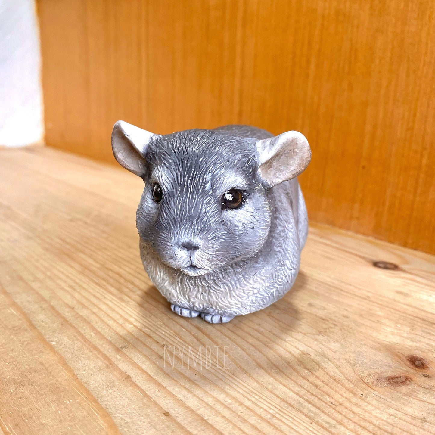 Chinchilla Sculptures cute pet replica custom portrait art polymer clay sculpture | nymbie