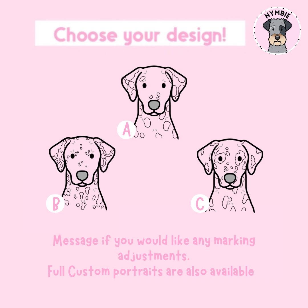 Dalmatian Dog Breed Decoration Wood Ornament Cute Personalised Illustration Portrait Christmas Bauble Wooden Decor | nymbie